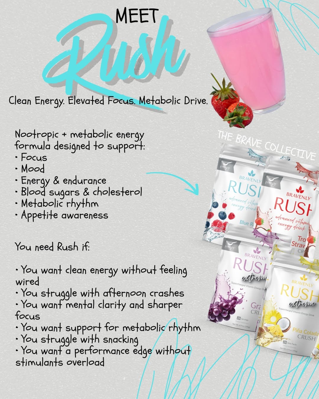 Bravenly Rush-Blue Raspberry